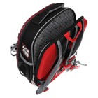 Рюкзак каркасный 37 х 28 х 12 см, Across 194, наполнение: мешок, пенал, тёмно-серый/красный ACR22-194-5 - фото 22170537