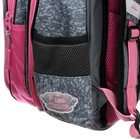 Рюкзак каркасный 39 х 29 х 17 см, Across 410, наполнение: мешок, пенал, серый/розовый ACR22-410-11 - Фото 11