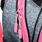 Рюкзак каркасный 39 х 29 х 17 см, Across 410, наполнение: мешок, пенал, серый/розовый ACR22-410-11 - Фото 12