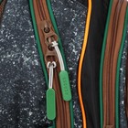 Рюкзак каркасный Across 410, 39×29×17 см, наполнение: мешок, пенал, чёрный/зелёный ACR22-410-1 - Фото 11