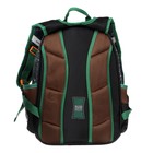 Рюкзак каркасный Across 410, 39×29×17 см, наполнение: мешок, пенал, чёрный/зелёный ACR22-410-1 - Фото 6