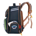 Рюкзак каркасный 35 х 26 х 18 см, Across ACS1, наполнение: мешок, чёрный/оранжевый ACS1-4 - Фото 3