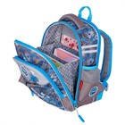 Рюкзак каркасный 35 х 26 х 18 см, Across ACS5, серый/голубой ACS5-3 - Фото 4