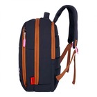 Рюкзак молодёжный 39 х 26 х 10 см, эргономичная спинка, Across G6, чёрный/розовый G-6-4 - фото 9598653