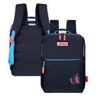 Рюкзак молодёжный 39 х 26 х 10 см, эргономичная спинка, Across G6, чёрный/розовый G-6-6 - фото 25932895