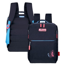 Рюкзак молодёжный 39 х 26 х 10 см, эргономичная спинка, Across G6, чёрный/розовый G-6-6