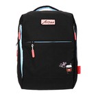 Рюкзак молодёжный 39 х 26 х 10 см, эргономичная спинка, Across G6, чёрный/розовый G-6-6 - фото 9682184
