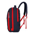 Рюкзак молодёжный 39 х 26 х 10 см, эргономичная спинка, Across G6, чёрный/красный G-6-3 - Фото 2