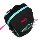 Рюкзак молодёжный 39 х 26 х 10 см, эргономичная спинка, Across G6, чёрный/розовый G-6-10 - фото 9682203
