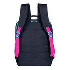 Рюкзак молодёжный 39 х 26 х 10 см, эргономичная спинка, Across G6, чёрный/розовый G-6-10 - фото 9598677