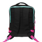 Рюкзак молодёжный 39 х 26 х 10 см, эргономичная спинка, Across G6, чёрный/розовый G-6-10 - фото 9682197