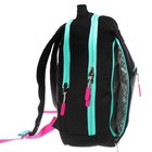 Рюкзак молодёжный 39 х 26 х 10 см, эргономичная спинка, Across G6, чёрный/розовый G-6-10 - Фото 10