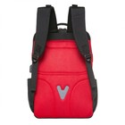 Рюкзак молодёжный 45 х 31 х 12 см, эргономичная спинка, Across М-4, чёрный/красный M-4-2 - фото 9598694