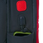 Рюкзак молодёжный 45 х 31 х 12 см, эргономичная спинка, Across М-4, чёрный/красный M-4-2 - фото 9598696