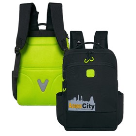Рюкзак молодежный 45 х 31 х 12 см, эргономичная спинка, Across М-4, чёрный/жёлтый M-4-3