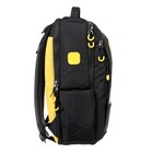 Рюкзак молодёжный 45 х 31 х 12 см, эргономичная спинка, Across М-4, чёрный/жёлтый M-4-1 - Фото 4