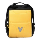 Рюкзак молодёжный 45 х 31 х 12 см, эргономичная спинка, Across М-4, чёрный/жёлтый M-4-1 - Фото 6