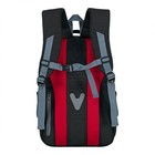Рюкзак молодёжный 46 х 31 х 15 см, эргономичная спинка, Across М-3, чёрный/красный M-3-1 - Фото 3