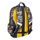 Рюкзак молодёжный 43 х 29 х 18 см, эргономичная спинка, Across 155, чёрный/жёлтый 155-12 - Фото 4