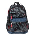 Рюкзак молодёжный 43 х 29 х 18 см, эргономичная спинка, Across 155 синий/красный 155-10 - Фото 3