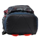 Рюкзак молодёжный 43 х 29 х 18 см, эргономичная спинка, Across 155 синий/красный 155-10 - Фото 7
