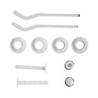 Набор для подключения радиатора ZEIN, 1" × 1/2", с двумя кронштейнами - Фото 2