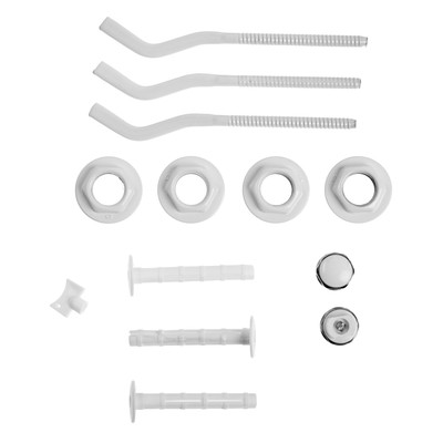 Набор для подключения радиатора ZEIN, 1" x 1/2", с тремя кронштейнами