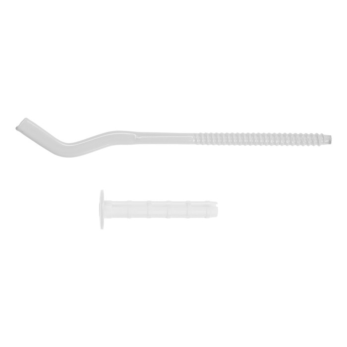 Кронштейн штыревой для чугунных радиаторов ZEIN, с дюбелем, 10×200 мм - Фото 1