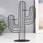 Фигурка с колбами (вазонами) «Кактус», чёрный, 19×5.5×27 см - Фото 4