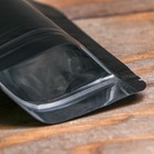 Пакет дой-пак, матовый, черный, 10×15×4 см - Фото 3