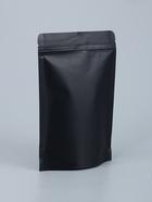 Пакет дой-пак, матовый, чёрный, 16×24×4 см - Фото 2