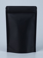 Пакет дой-пак, матовый, чёрный, 16×24×4 см - Фото 6