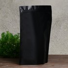 Пакет дой-пак, матовый, чёрный, 20×30×5 см - Фото 2