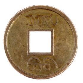 Декор для творчества «Китайская монета» набор 25 шт., размер 1 шт. — 2,4 см, толщина — 0,05 см