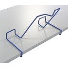 Подставка для книг, металлическая, для парт толщиной до 20 мм, синяя - Фото 5