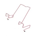 Подставка для книг, металлическая, для парт толщиной до 20 мм, розовая - Фото 1