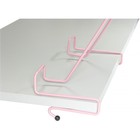 Подставка для книг, металлическая, для парт толщиной до 20 мм, розовая - Фото 3