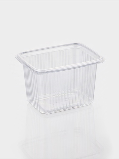 Контейнер одноразовый «Южуралпак», КР-12, пластик, 350 мл, 11.5×9×7.2 см, прозрачный