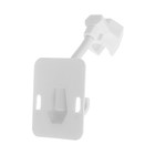 Держатель для душевой лейки ZEIN Z89, самоклеющейся, регулируемый, пластик, белый - Фото 9