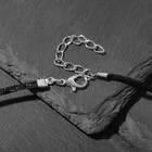 Кулон-амулет «Саламандра», цвет чернёное серебро на чёрном шнурке, 43 см - Фото 3