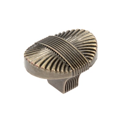 Ручка-кнопка CAPPIO, цинк, d=35 мм, цвет бронза