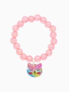 Набор детский «Выбражулька» 2 предмета: клипсы, браслет, фигурка кошечка, розовый - Фото 6