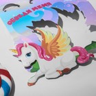 Набор детских колец «Выбражулька» светящийся, трафарет единорог, 3 шт., форма МИКС, цветной - Фото 4