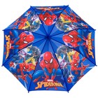 Зонт детский. Человек паук, синий, 8 спиц d=86 см - Фото 3