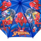 Зонт детский. Человек паук, синий, 8 спиц d=86 см - Фото 4