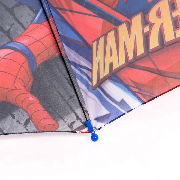 Зонт детский. Человек паук, красный, 8 спиц d=86 см - фото 1906258664