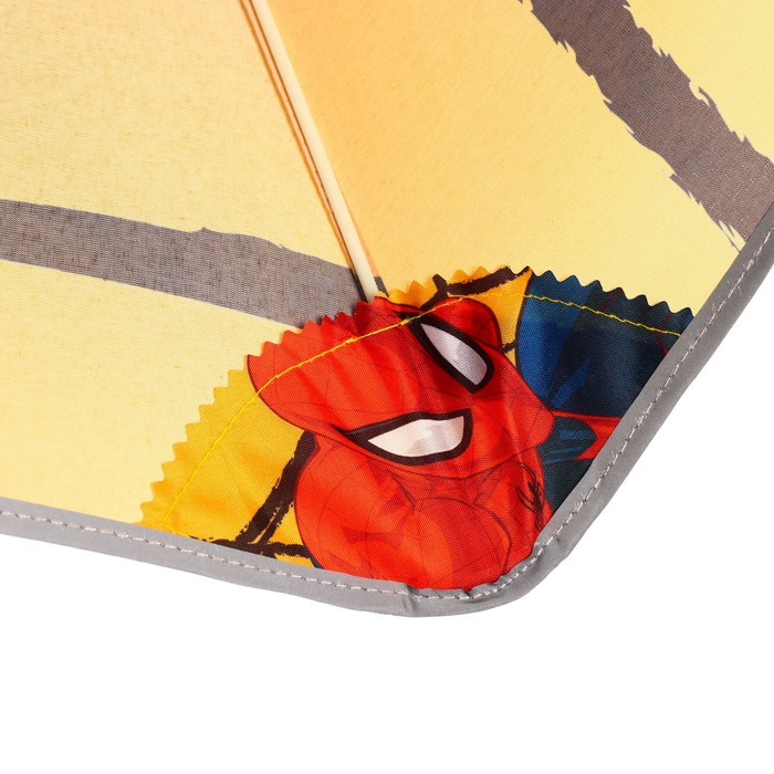 Зонт детский. Человек паук, оранжевый, 6 спиц d=90 см - фото 1906258715
