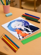 Дневник школьный для 1-11 классов, «Аниме. Мальчик и лисенок», твёрдая обложка 7БЦ, матовая ламинация, выборочный лак, 40 листов - Фото 2