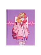 Дневник школьный для 1-4 классов, «Аниме. Школьница», твёрдая обложка 7БЦ, матовая ламинация, выборочный лак, 48 листов - Фото 3