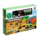 Игровой набор «Ферма», трактор, сарай и животные, МИКС - фото 3257741